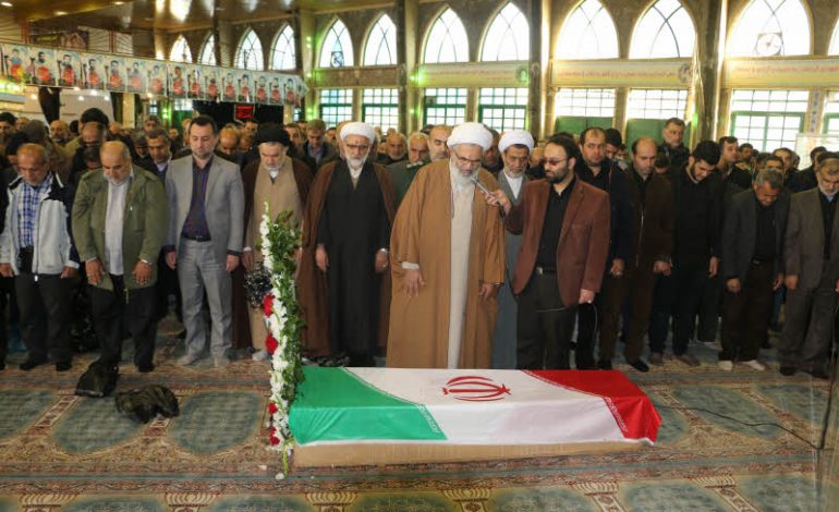 مراسم تشییع پیکر مطهر جانباز آزاده ، نورالله فردوسی ، در شهرستان قائم شهر برگزار شد + تصاویر